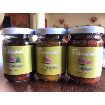 Confetture Extra di Fichi Biologici, 3 x 150 g - Furnirussi