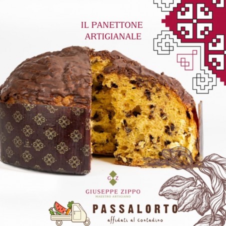 Panettone Artigianale al Cioccolato Giuseppe Zippo