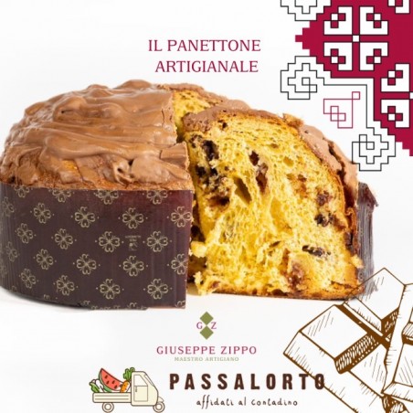 Panettone Artigianale Tre Cioccolati Giuseppe Zippo